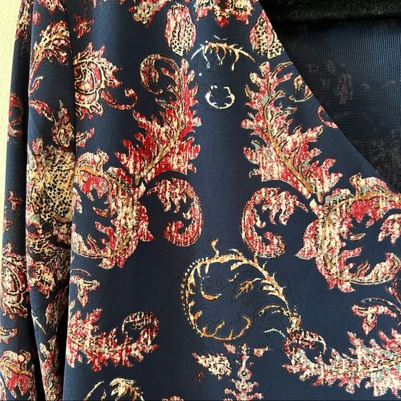 Lush Long Sleeve Dress - Paisley - Picture 5 of 8